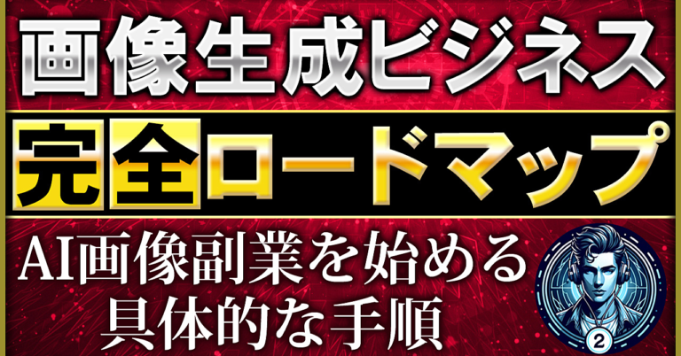 画像生成ビジネス完全ロードマップ AI画像副業を始める具体的な手順
