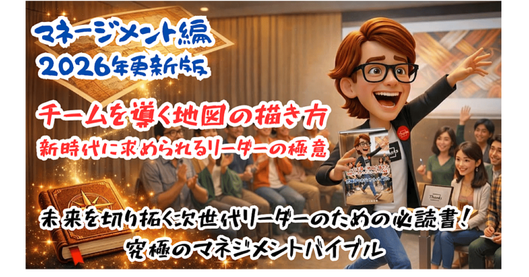 「チームを導く地図の描き方」新時代に求められるリーダーの極意《マネージメント編2026年更新版》