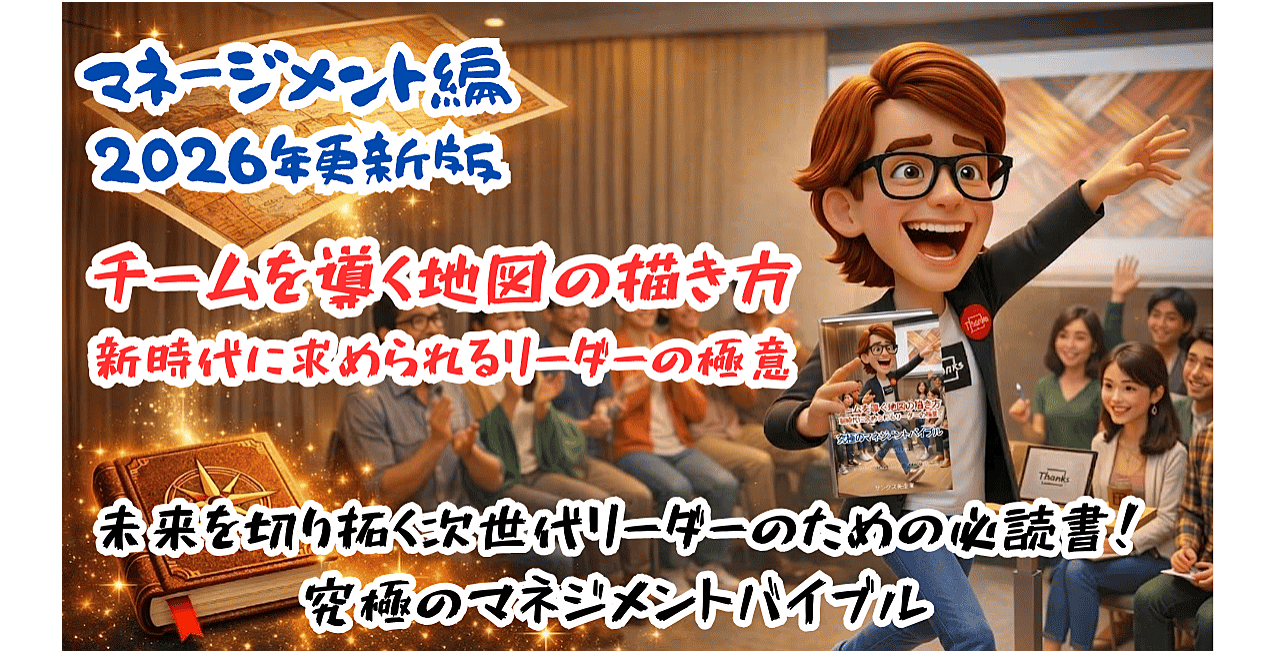 「チームを導く地図の描き方」新時代に求められるリーダーの極意《マネージメント編2026年更新版》